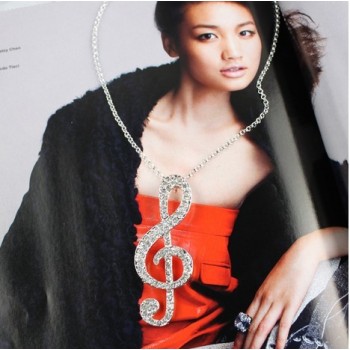 Free shipping Fashion jewelry gift full diamond necklace