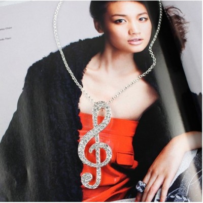 Free shipping Fashion jewelry gift full diamond necklace