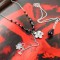 Free shipping  Jewelry fashion gift Pearl Drop flowers sweater chain, necklace