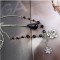 Free shipping  Jewelry fashion gift Pearl Drop flowers sweater chain, necklace