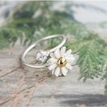 [Free Shipping]M40050 Korean small jewelry wholesale Daisy Ring Ring daisy flower ring wholesale 3g