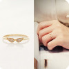 [Free Shipping]The M40065 Korean jewelry angel wings ring 2012 new female 2g compact flash drill