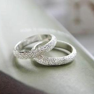 [Free Shipping]M40028 tide frosted ring couple ring ring Korean jewelry wholesale ring 4g