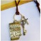 Free shipping Fashion gifts jewelry missing letters cross key couple necklace long female Korean sweater chain