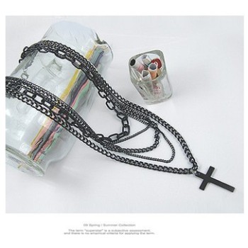 Free shipping  Korean hot a maiden's Prayer cross sweater chain retro long