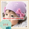 Baby Cotton Cap With Little Bow And Wigs