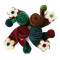 Children Scarves Handmade Flower Winter Knitted Wool Scarf