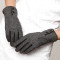 Hot sale 2012 new lady leather gloves, wool material surface