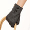 Hot sale 2012 new lady leather gloves, wool material surface