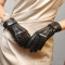 Hot sale Women's leather gloves / cashmere / hand embroidery / top sheepskin