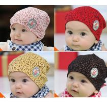 New Baby Leopard Cotton Hat