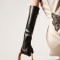 Hot sale women 2012 new long section of leather gloves