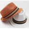 New Breathable Mesh Straw  Two-color Belt Hat