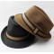 New Breathable Mesh Straw  Two-color Belt Hat