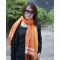Wholesale Ladies Chiffoon Scarves With Bright Colors Tassels
