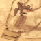 [Free Shipping]HL20007 Korean jewelry wild retro the pastoral pigeons envelope long necklace female sweater chain 24g