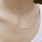 [Free Shipping]OL wind HL04607 Korean fashion jewelry pendant short necklace collarbone chain female 4g minimalist word