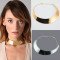 [Free Shipping]The HL38707 European and American metal jewelry punk XuHaoYing exaggerated collar necklace collar 51g