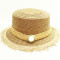 The Burr Bright Buckle Paper Straw Hat