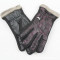 Small Butterfly Signage Ms. Gloves Thick Velvet Warm Winter Women's Gloves Wholesale ST11007