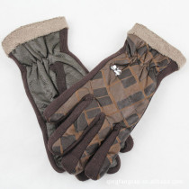 Small Butterfly Signage Ms. Gloves Thick Velvet Warm Winter Women's Gloves Wholesale ST11007