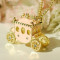 [Free Shipping]HL05207 European and American jewelry wholesale retro sweet pale pink rhinestones pumpkin car necklace sweater chain 31g