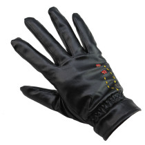 2013 New Autumn And Winter Warm PU Leather Gloves Full Refers To The Premium Women's Fashion Gloves ST12033 Wholesale