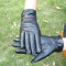 2013 New Autumn And Winter Warm PU Leather Gloves Full Refers To The Premium Women's Fashion Gloves ST12036 Wholesale
