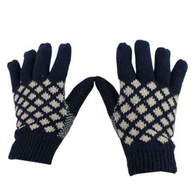 Wholesale New Warm Snowflakes Pattern Men Refers Gloves Fashion Gloves New Year Gift ST12049