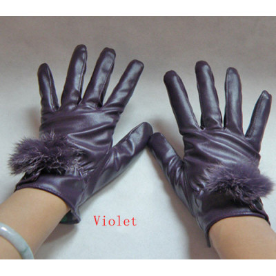 Simulation PU Gloves Fashion Leather Gloves Ms. Gloves Wholesale ST10005