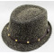 Trendy Men And Women Favorite Daisy Nail PU Belt Casual Linen Hat