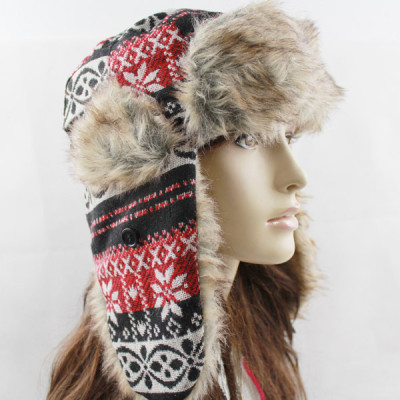Winter Snow Thick Wool Warm Hat