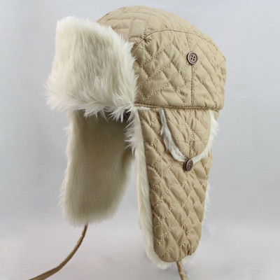 Imitation Feather Winter Men And Women Warm Winter Hats