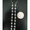 [Free shipping]18K Gold-plated Super Beautiful Long Tassels Flash Diamond Earrings