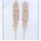 [Free shipping]The essential color retention banquet wedding nightclubs luxury full diamond earrings earrings 18K gold plated