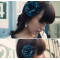 CR-263 14-color Epaulettes Multifunctional Cloth Flower Hairpin Brooch Collar Pin Hat Pin
