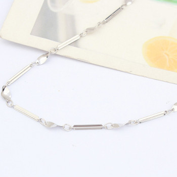 [Free Shipping]the egg slices between the 18-inch special Silver plated white cross necklace with chain / factory direct wholesale