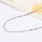 [Free Shipping]jewelry Special Silver 16-inch -plated white half - twisted bamboo necklace with chain / manufacturers direct wholesale