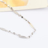 [Free Shippingjewelry the Special Silver 16 -inch kernels Gypsophila Necklace with chain / manufacturers direct wholesale