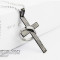 [Free Shipping] Bible Cross Of Personalized Ring Ring Titanium Steel Necklace Jewelry