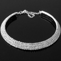 [Free Shipping]Forest products like models: the temptation to go home sparkling diamond necklace collar bride jewelry series