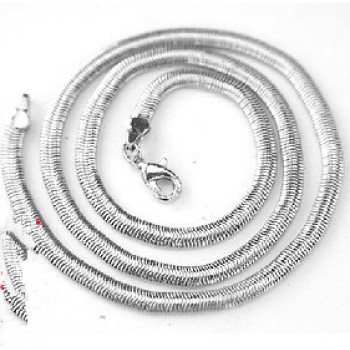 [Free Shipping] Does not fade silver chain stainless steel necklace men necklace titanium steel necklace with chain super handsome