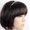 Sparkling Diamond Elegant Pearl Fine Wavy Hair Hoop 2 Colors