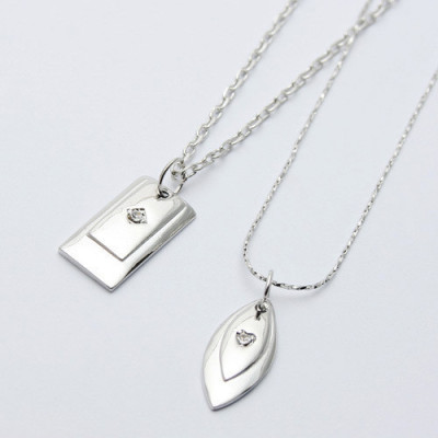 [Free Shipping] lovers necklace - passionately devoted