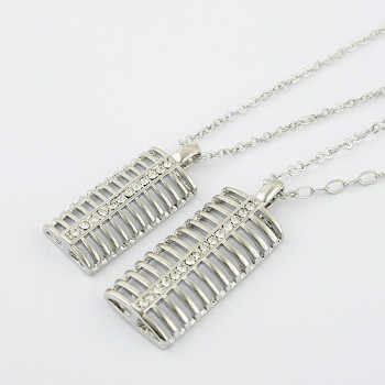 [Free Shipping]couple necklace - love the beat