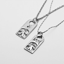 [Free Shipping] jewelry lovers necklace - romantic -62,787