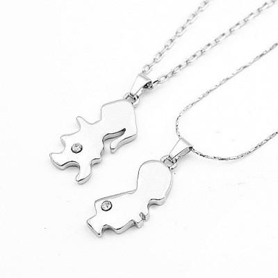 [Free Shipping]jewelry lovers necklace - childhood sweethearts