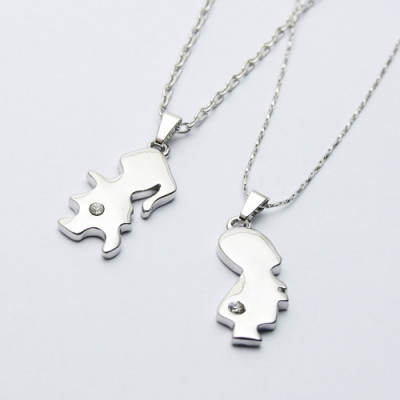 [Free Shipping] jewelry lovers necklace - childhood sweethearts