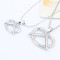 [Free Shipping]jewelry intersection of Korean fashion love couple necklace