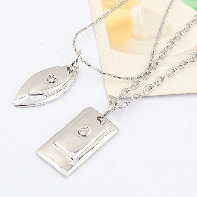 [Free Shipping] jewelry Korean Fashion passionately devoted couple necklace